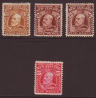 1909-16 3d, Two 5d Shades & 6d Perf 14, SG 395,397/7a+398,mint(4) For More Images, Please Visit... - Sonstige & Ohne Zuordnung