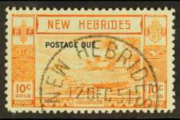 ENGLISH Postage Due 1938 10c Orange Opt, SG D7, Vf Cds Used For More Images, Please Visit... - Altri & Non Classificati