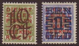 1923 10c On 3c & 1g On 17½c Surcharges, P12½, Mi 136/37, VFM (2) For More Images, Please Visit... - Altri & Non Classificati