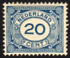 1921 Numeral 20c Prussian Blue (SG 244, NVPH 109) NHM. For More Images, Please Visit... - Sonstige & Ohne Zuordnung