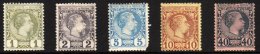 1885 1c, 2c, 5c, 10c & 40c (SG 1/4 & 7) Mint, Some Faults. (5) For More Images, Please Visit... - Altri & Non Classificati