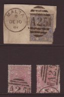 GB USED IN 1876-81 2½d Group, SG Z38 & Z40, Good Used (3) For More Images, Please Visit... - Malta (...-1964)