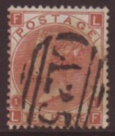 1867 10d Red-brown Of GB With "A 25" Cancel, SG Z72, Vfu For More Images, Please Visit... - Malta (...-1964)