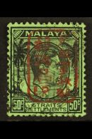 GEN ISSUES 1942 50c Of Straits With Red Opt, SG J157, Fine Used For More Images, Please Visit... - Andere & Zonder Classificatie