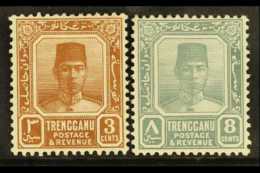 TRENGGANU 1921-41 3c Reddish Brown & 8c Grey, SG 29 & 34, VFM (2) For More Images, Please Visit... - Otros & Sin Clasificación