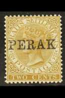 PERAK 1880-81 2c Brown Opt, SG 5, Vfm, Fresh For More Images, Please Visit... - Altri & Non Classificati