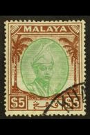 PAHANG 1950 $5 Green And Brown, SG 73, VFU. For More Images, Please Visit... - Otros & Sin Clasificación