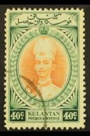 KELANTAN 1937 40c "Chef's Hat", SG 50, VFU. For More Images, Please Visit... - Otros & Sin Clasificación