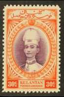 KELANTAN 1937-40 30c Violet & Scarlet SG 49 VFM For More Images, Please Visit... - Sonstige & Ohne Zuordnung