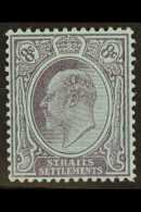 1903-4 8c Purple On Blue, Wmk Crown CA, SG 126 VFM For More Images, Please Visit... - Straits Settlements