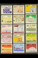 1982-84 Buildings Complete Set, SG 554/68, Vf NHM (15) For More Images, Please Visit... - Other & Unclassified