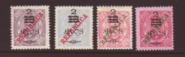 1913 Provisionals With SG 212/213 & 215/216, VF Unused (4) For More Images, Please Visit... - Andere & Zonder Classificatie