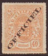 OFFICIAL 1875 40c Orange Roul Opt Type I,SG O86,Mi 8Ib,fresh Mint For More Images, Please Visit... - Other & Unclassified