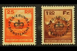 OFFICIAL 1933 25rp And 1.20 Fr Pair, Mi 9/10, Vf NHM. (2) For More Images, Please Visit... - Sonstige & Ohne Zuordnung