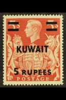 1948-49 5r On 5s Red 'T' GUIDE MARK, Murray Payne 37a, Vfm For More Images, Please Visit... - Koeweit