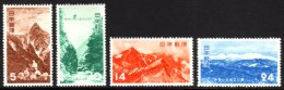 1952 Chubu-Sangaku National Park Set, SG 682/85, NHM (4) For More Images, Please Visit... - Otros & Sin Clasificación