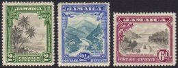 1932 2d, 2½d And 6d Complete Set, SG 111/113, Very Fine Mint (3) For More Images, Please Visit... - Jamaica (...-1961)