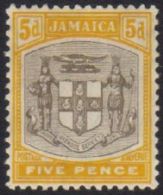 1905-11 Grey & Orange-yellow Arms, SG 43, Very Fine Mint For More Images, Please Visit... - Jamaica (...-1961)