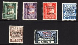 SOMALIA 1923 Fascist March Set (Sass S. 11, SG 48/53) VFM. (6) For More Images, Please Visit... - Andere & Zonder Classificatie