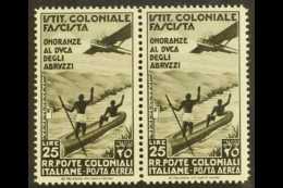 GENERAL 1934 25L Air Abruzzi,Sass 30,SG 75,NHM Horiz PAIR (2) For More Images, Please Visit... - Andere & Zonder Classificatie