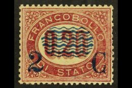 OFFICIALS 1878 2c On 0.20, Sass 31 VfM Cat €500. (£380) For More Images, Please Visit... - Sin Clasificación