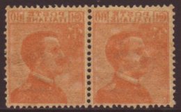 1926 60c Yell- Brn Pair - OFFSETS To Reverse, Sass 205f, Nhm (2) For More Images, Please Visit... - Non Classificati