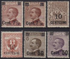 1923 Surcharge Set, Sass S25, Vf Mint (6) For More Images, Please Visit... - Ohne Zuordnung