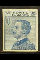 1908 25c Blue Imperf, Sass 83e, Fine NHM For More Images, Please Visit... - Non Classificati