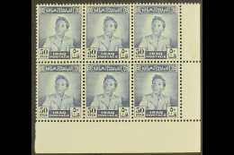 1948 50f Ultramarine SG 290, Nhm Corner Block Of 6. For More Images, Please Visit... - Iraq