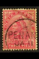 USED ABROAD 1899 3p Carmine SG 111 PENANG Cds, Faults For More Images, Please Visit... - Other & Unclassified