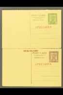 POST STAT 1950's 3+3np & 5+5np Reply Cards With Specimen Opt (2) For More Images, Please Visit... - Other & Unclassified