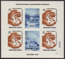 1973 European Conference IMPERF Mini-sheet,Mi Bl 99 B, NHM For More Images, Please Visit... - Sonstige & Ohne Zuordnung