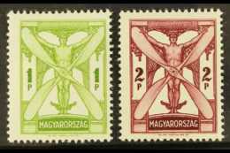 1933 1p Green & 2p Dark Lilac Airs, Mi 508/9, VFM (2) For More Images, Please Visit... - Sonstige & Ohne Zuordnung