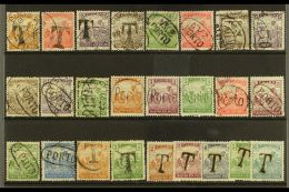 1918-19 Postage Due All Diff LOCAL OPTS "Porto" & "T", M & U (25) For More Images, Please Visit... - Otros & Sin Clasificación