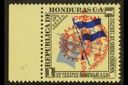 1955 1c Air Rotary SIDEWAYS OVERPRINT Variety, As Scott C231, Vfm For More Images, Please Visit... - Honduras