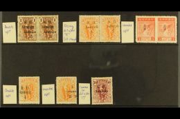 1916-1917 Overprint Varieties Inc Inverted & Double, Mint (9) For More Images, Please Visit... - Other & Unclassified