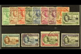 1938-43 Definitives Complete Set, SG 120/32, VFU. (13) For More Images, Please Visit... - Costa De Oro (...-1957)