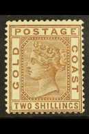 1884-91 2s Deep Brown, SG 19a, Fine Mint, Fresh For More Images, Please Visit... - Gold Coast (...-1957)