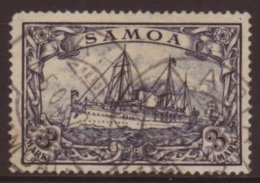 SAMOA 1900-01 3m Violet-black,SG 18,Mi 18,fine Used,sign Dietrich For More Images, Please Visit... - Other & Unclassified