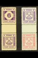 NIESKY 1945 6pf+6pf & 6pf+12pf GUTTER PAIRS,Mi SZ 3 & SZ 6,NHM(4) For More Images, Please Visit... - Otros & Sin Clasificación