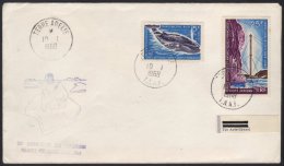 TAAF 1968 Cover To Israel, 5f & 25f Values, Fine Cds Used For More Images, Please Visit... - Other & Unclassified