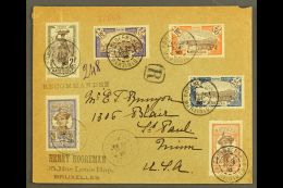 MARTINIQUE 1908-18 Set (Yv 61/77) Across 3 Register Covers To USA For More Images, Please Visit... - Other & Unclassified