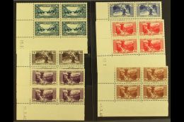 LEBANON 1940 Views Set, Yvert 170/75, NHM Corner BLOCKS Of 4 (24) For More Images, Please Visit... - Sonstige & Ohne Zuordnung