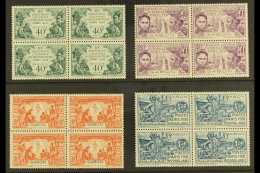 GABON 1931 Exposition Set, Yvert 121/24, In Blocks Of 4 NHM. (16) For More Images, Please Visit... - Other & Unclassified