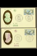 1970 20f Air,Yv 44,SG1893,both Unaddr FDC's,Lyon+Aubenton Pmk's,2 For More Images, Please Visit... - Altri & Non Classificati