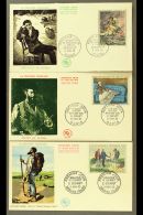 1962 Art Set,Yv 1363/5,SG 1590/2,across Illustr Unaddress FDC's,3 For More Images, Please Visit... - Other & Unclassified