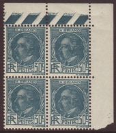 1933 30c Blue-green Yv 291 Nhm Corner Block Of 4. For More Images, Please Visit... - Altri & Non Classificati