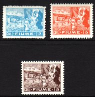 1919 2cor, 3cor & 5cor White Papers,Sass C45/47,NHM (3) For More Images, Please Visit... - Fiume