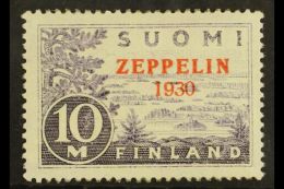 1930 Zeppelin Opt'd 10m Violet, Mi 161, Never Hinged Mint For More Images, Please Visit... - Altri & Non Classificati