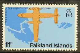 1979 11p Airport WMK TO LEFT Variety, SG 361w, NHM For More Images, Please Visit... - Falkland Islands